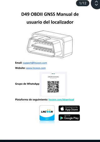 Localizador de vehículos GPS OB22