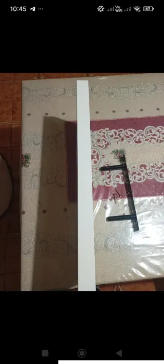 Mensola da parete bianca in legno misura