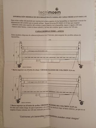 Cama Ortopédica Articulada Tecnimoon