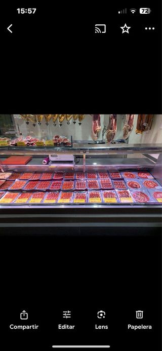 Vitrina charcutería 8.5 metros