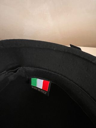 Cappello lana nero Made in Italy