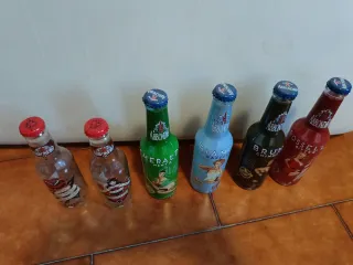 Set 6 Bottiglie Abbondio decorate