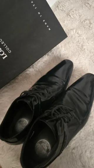 Zapatos de Vestir Lorenzi Charol Negro