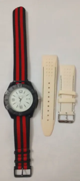 Reloj Time Force Negro y Rojo