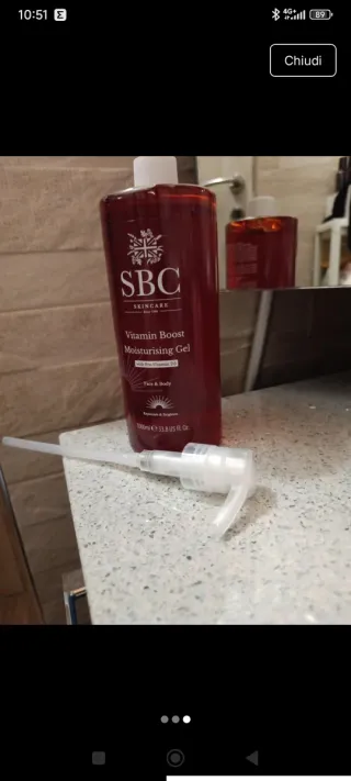 SBC Vitamin Boost Moisturising Gel 1L