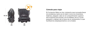 Cochecito Plegable Ergobaby Metro Cabina