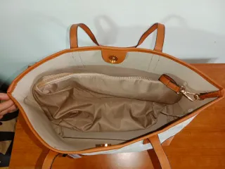 Bolso Misako Blanco y Marrón