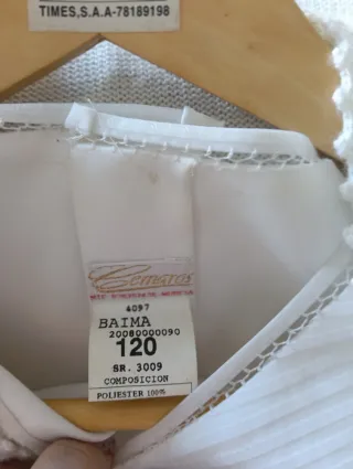 Vestido de comunión blanco