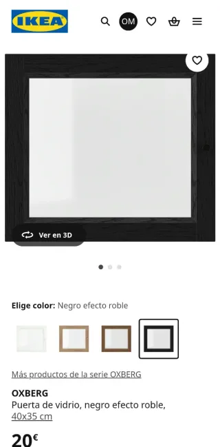 3 Librerie IKEA BILLY / OXBERG Nere