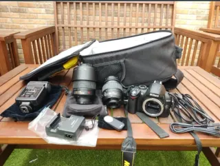 Cámara Nikon D3000 Negra