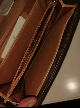 Cartera El Potro Monedero Marrón y Beige