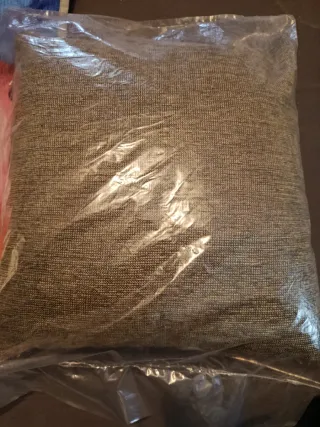 Cojín cuadrado gris 45x45