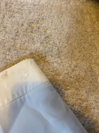 Falda Burberry Blanca Retro