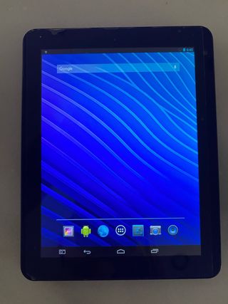 Tablet bq negra y azul