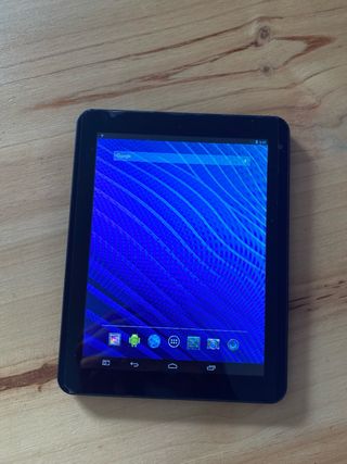 Tablet bq negra y azul