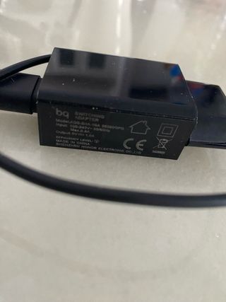 Tablet bq negra y azul