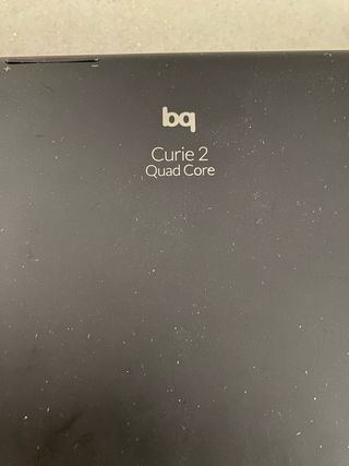 Tablet bq negra y azul