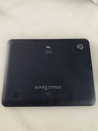 Tablet bq negra y azul