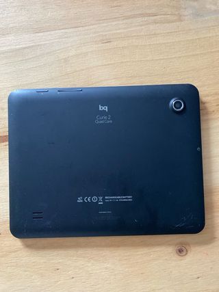 Tablet bq negra y azul