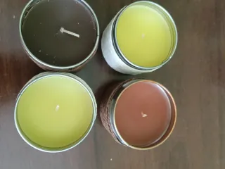 Set 4 Candele Decorative Profumate
