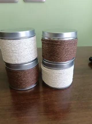 Set 4 Candele Decorative Profumate