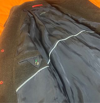 Abrigo de lana negro