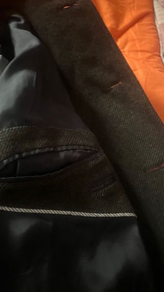 Abrigo de lana negro