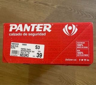 Botas de seguridad PANTER negras y azules