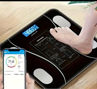 Báscula Digital Inteligente Negra