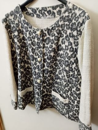 Giacca/Cardigan Stampa Animalier