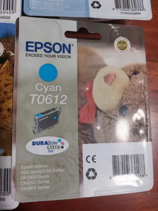 Cartuchos Tinta Epson T0711(2) T0713(3) T0612(1)⁹