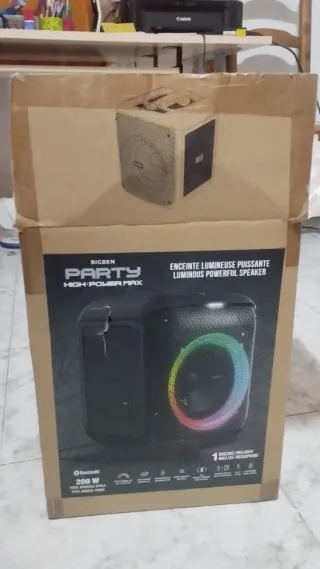 Altavoz Big Bang Negro Multicolor