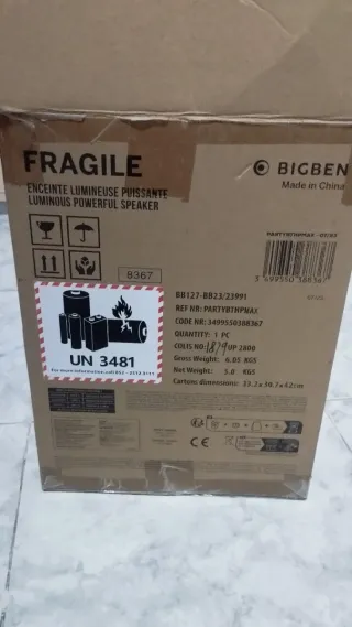 Altavoz Big Bang Negro Multicolor