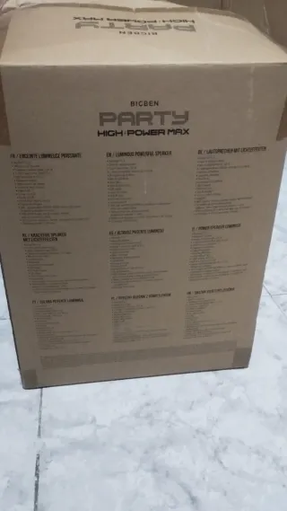 Altavoz Big Bang Negro Multicolor