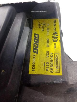 Fiat 22947734 faro derecho 0000051805934 doblo 1.9