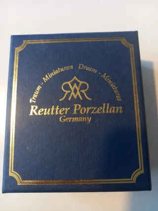 Antiguo Juego de porcelana miniatura Reutter