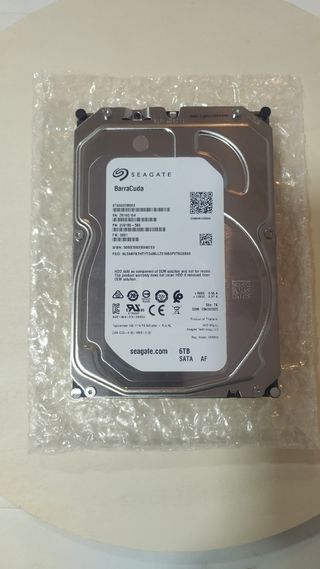 Disco Duro Seagate BarraCuda 6TB SATA
