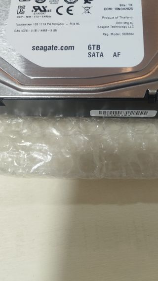 Disco Duro Seagate BarraCuda 6TB SATA