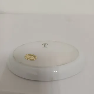 Portagioie Limoges Francia Rosa Gialla