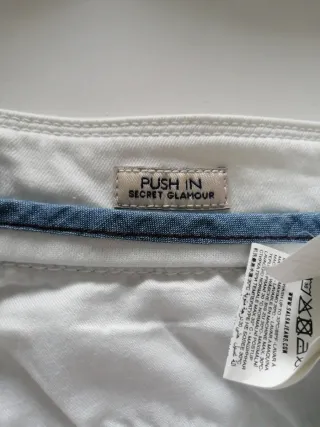 Pantalón Salsa Rayas Azul y Blanco y regalo