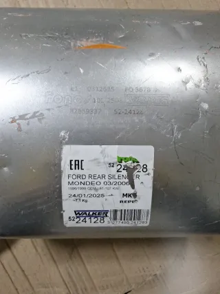 Tubo escape silenciador Ford S-Max/Mondeo