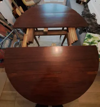 Mesa vintage extensible (cuadrada-redonda-ovalada)