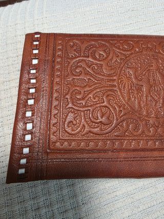 CARTERA - BILLETERA - PIEL - MARRUECOS