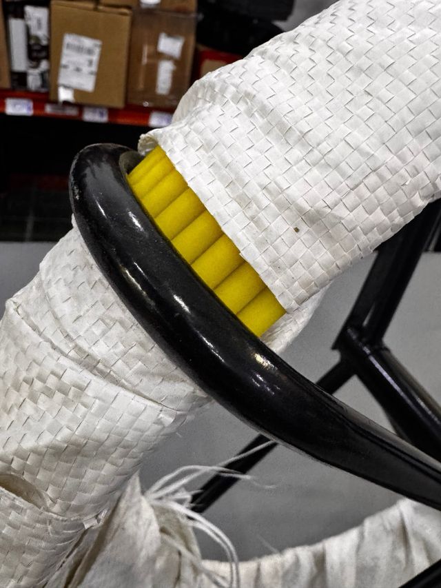 Rueda pasacables Fibra de vidrio amarilla - miniatura 4