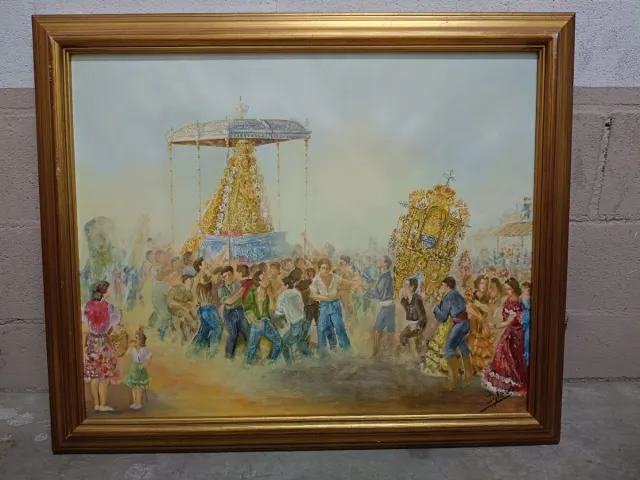 Cuadro Rociero Pintura Artística