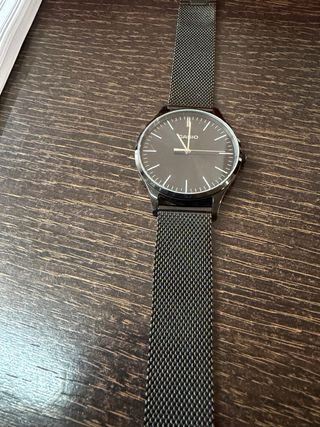 Reloj Casio Negro Malla Acero