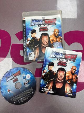 Videojuego PS3 smack down vs raw 2008 ps3