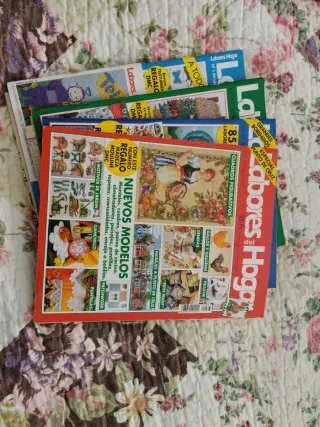 Revistas punto de cruz Labores del hogar