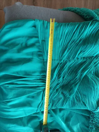 Vestido largo fiesta verde