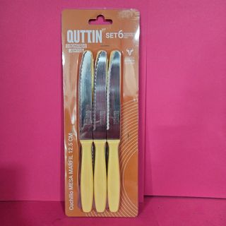Set Cuchillos Cocina QUTTIN Set 6 Cuchillos De Mes 12.5cm (N
